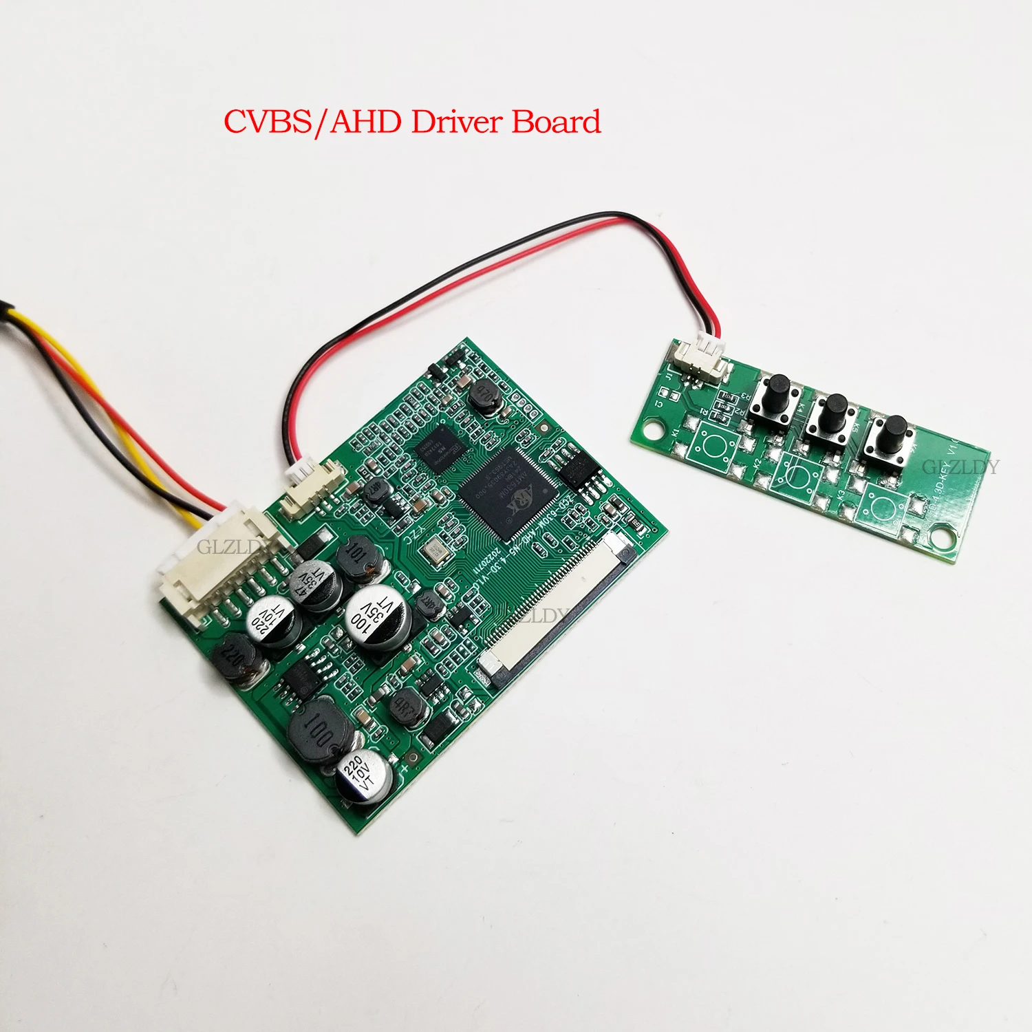 Kit de placa de módulo de exibição lcd ips de 5 polegadas 800*480 16:9 cvbs/ahd placa de driver para campainha industrial câmera reversa de carro diy cctv