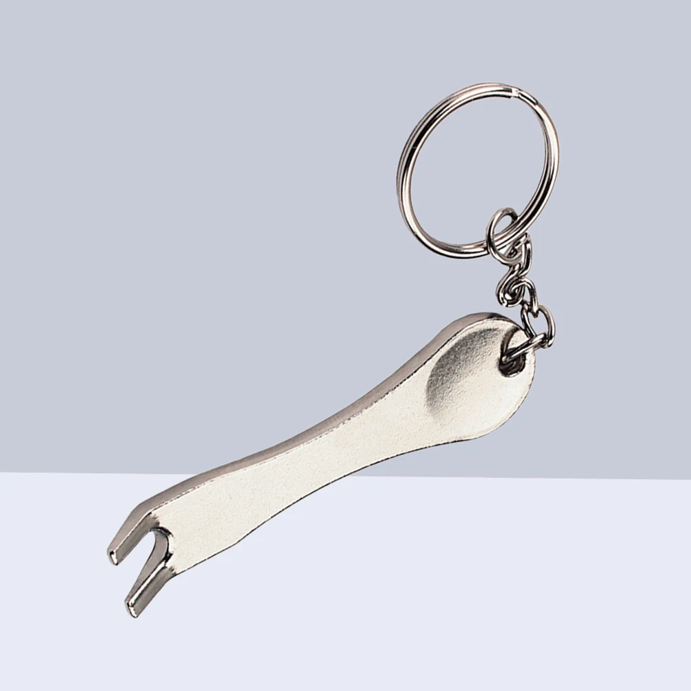 

Guitar Bridge Pin Puller String Nail Peg Puller Musical Tool Keychain for Acoustic Guitar Ukulele Bass Banjo Dobro Mandolin (Sil