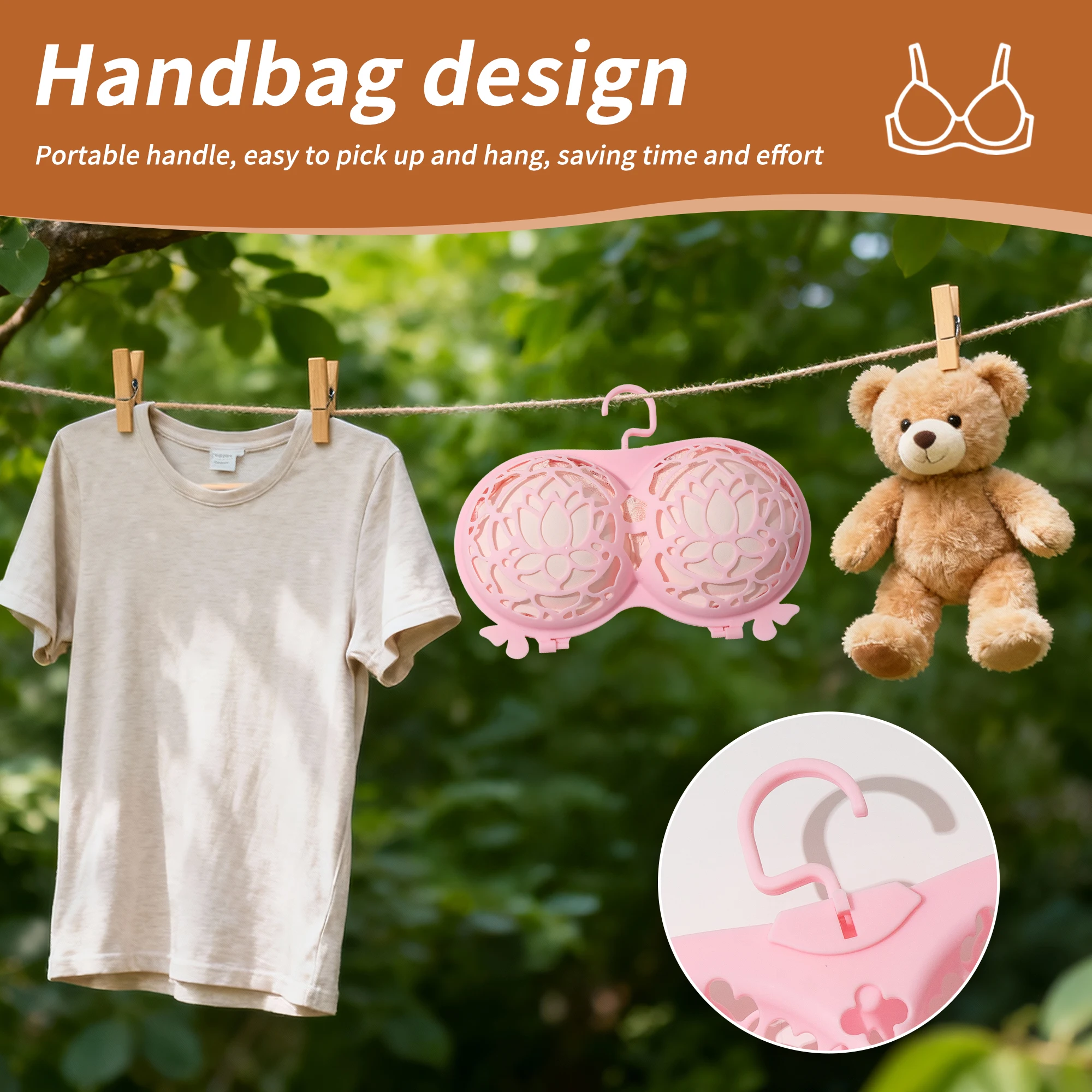 Machine Washed Underwear Anti Deformation Bracket, Bra Bag, Underwear Bag Special Laundry Bracket