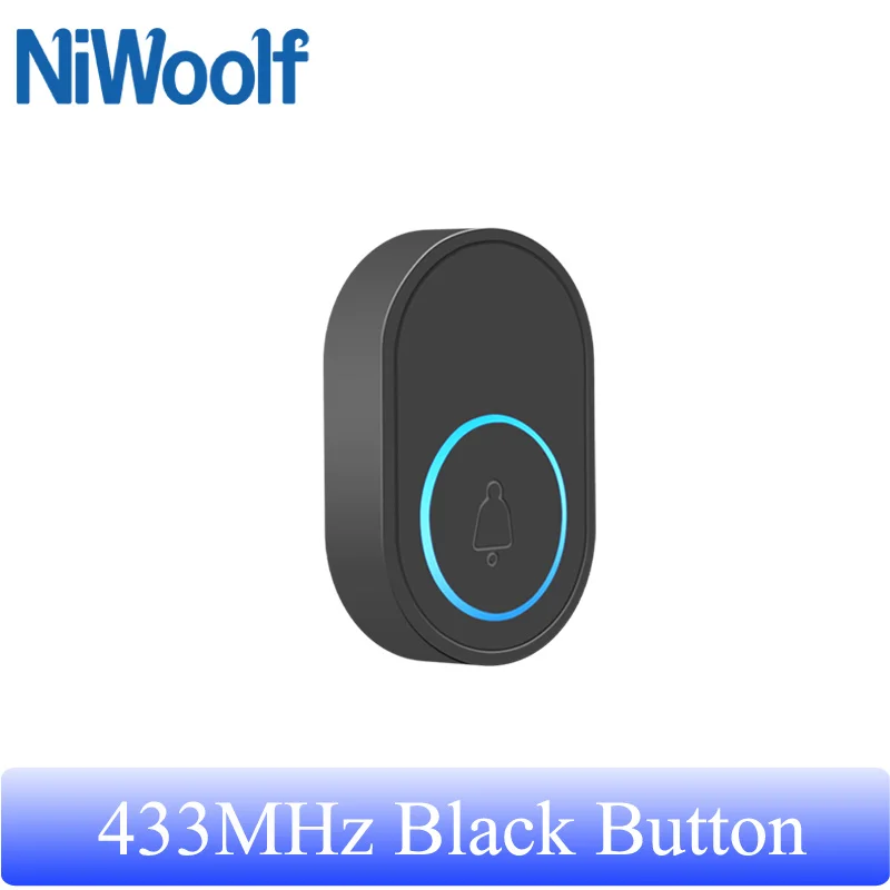 433MHz Wireless Doorbell Button Elderly Emergency Compatible Our Smart Home Security Alarm System