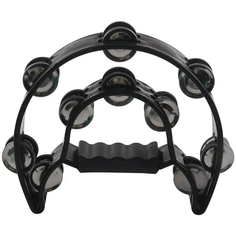 abkv-5x-compact-double-half-moon-music-tambourine-percussion-tamborine-drum-durable