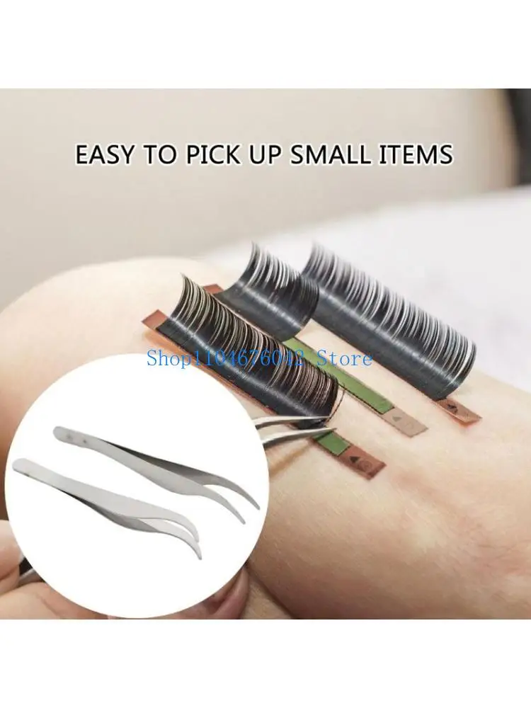 

652F Multipurpose Stainless Steel Slant Tip Tweezers Suitable for Eyebrow Shaping and Ingrown Hair Removal, Ergonomic Design