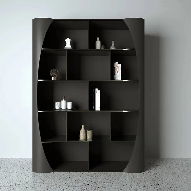 Painted bookshelves, office floor-to-ceiling bookcases, shelves
