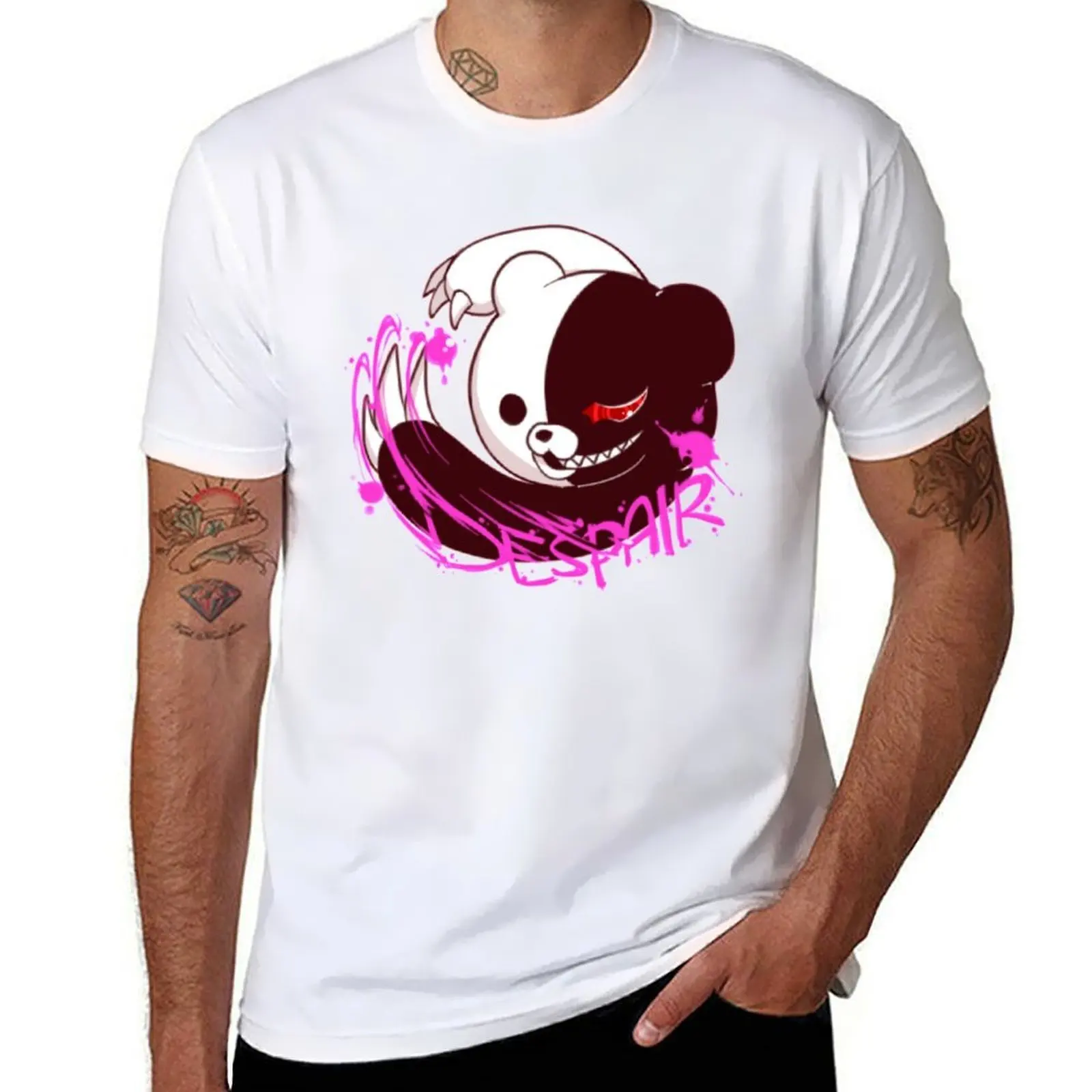 

Dangan Ronpa Monobear T-Shirt man t shirts for men casual t shirt man luxury t shirts for man slim fit T-Shirt