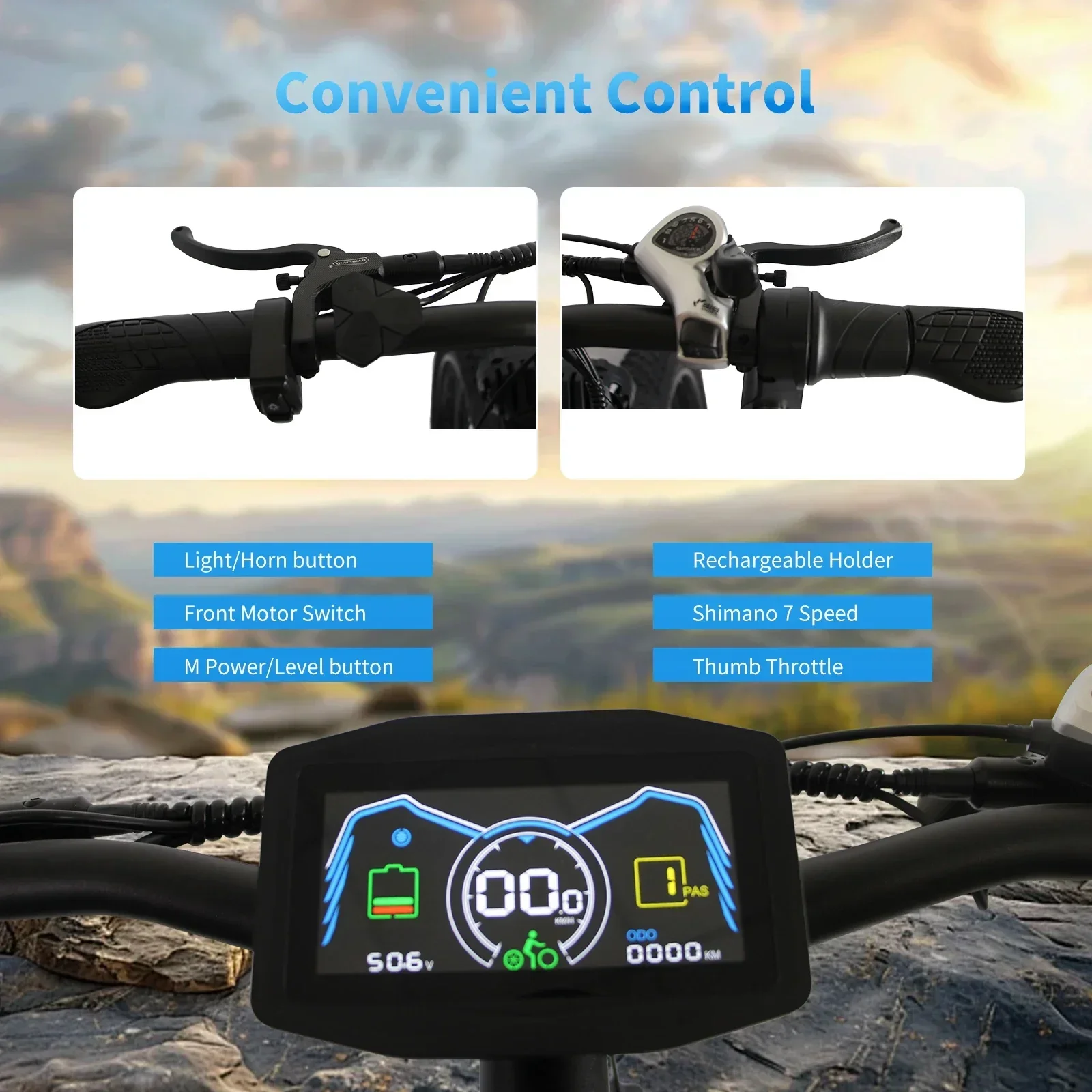 MX500 الذروة الطاقة 3000 واط محرك مزدوج E الدراجة 52V25Ah بطارية الثلوج دراجة كهربائية 26 بوصة الدهون الإطارات مدينة الكبار دراجة كهربائية