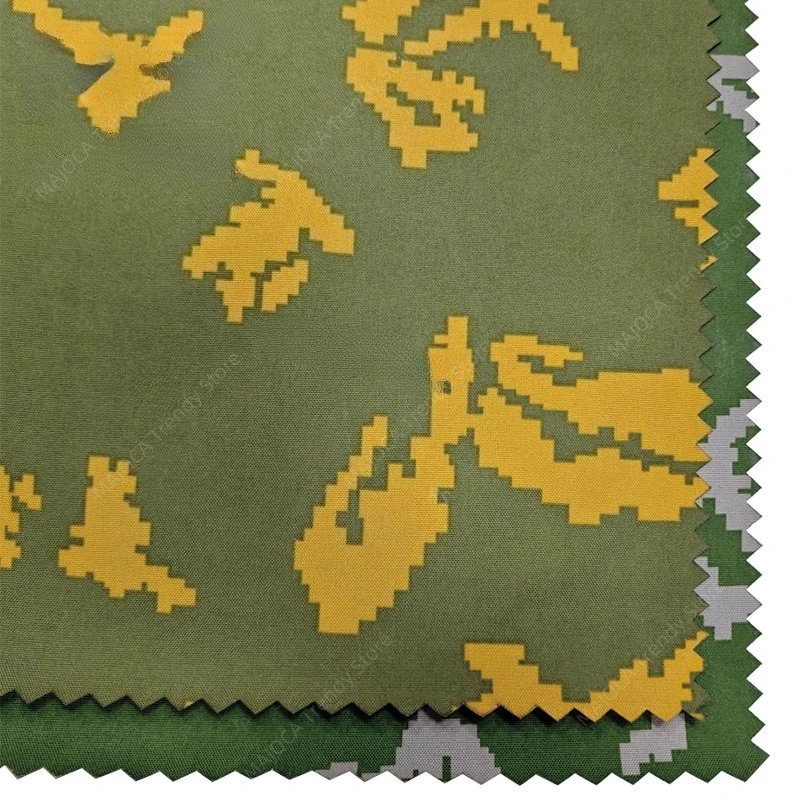 

Камуфляжная нейлоновая ткань 500D с белым/желтым цветком — водонепроницаемая, износостойкая, обработанная IRR для сумок, жилетов, уличного снаряжения