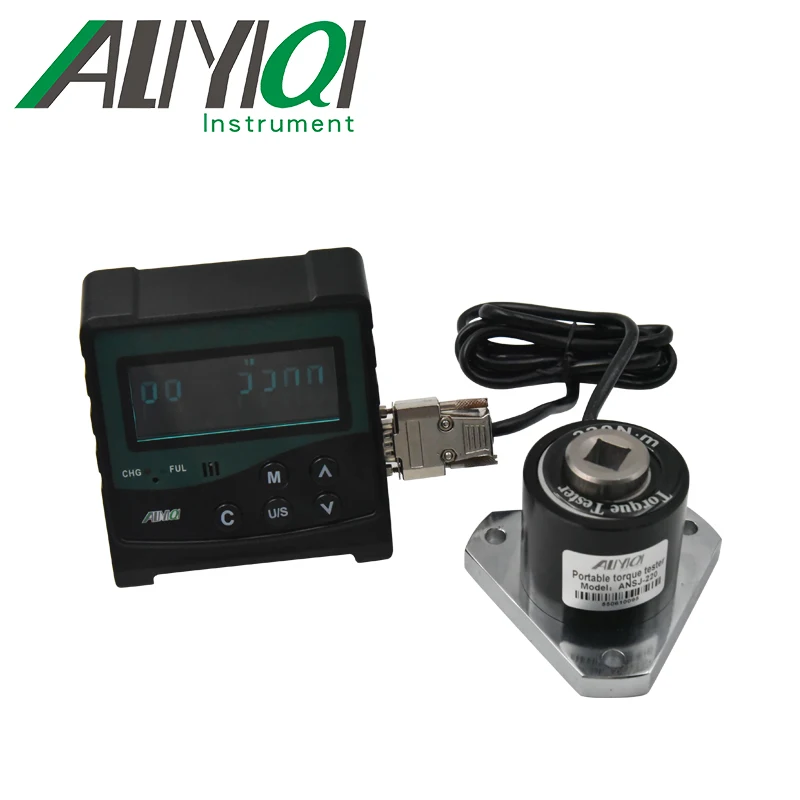 ALIYIQI Portable Electronic Torque Tester with Buzzer LED Warning 2200Nm 1.5-Year Warranty for ma chine Continuity Use