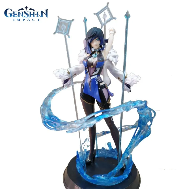 

31cm Genshin Impact Figures Maid Yelan Anime Figures Girl Figurine Model Pvc Statue Doll Room Collectible Decoration Toys Gifts