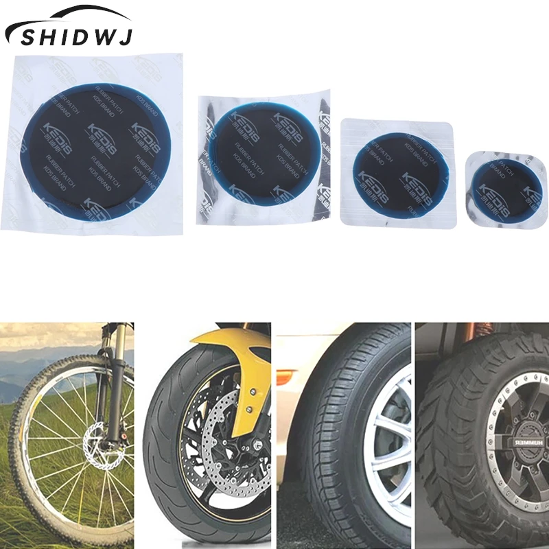 20Pcs Inner Tube Puncture Repair Kit Car Van Bike Truck Tire Tyre Patches Light Weight ultra thin Easy to Carry S/M/L/XL