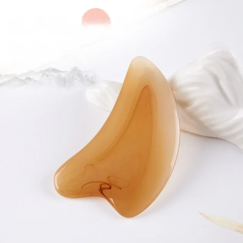 Resin Face Lifting Guasha Scraping Massage Facial Tools Massage Plate Reduce Puffiness Nose Lifting Nose Massager