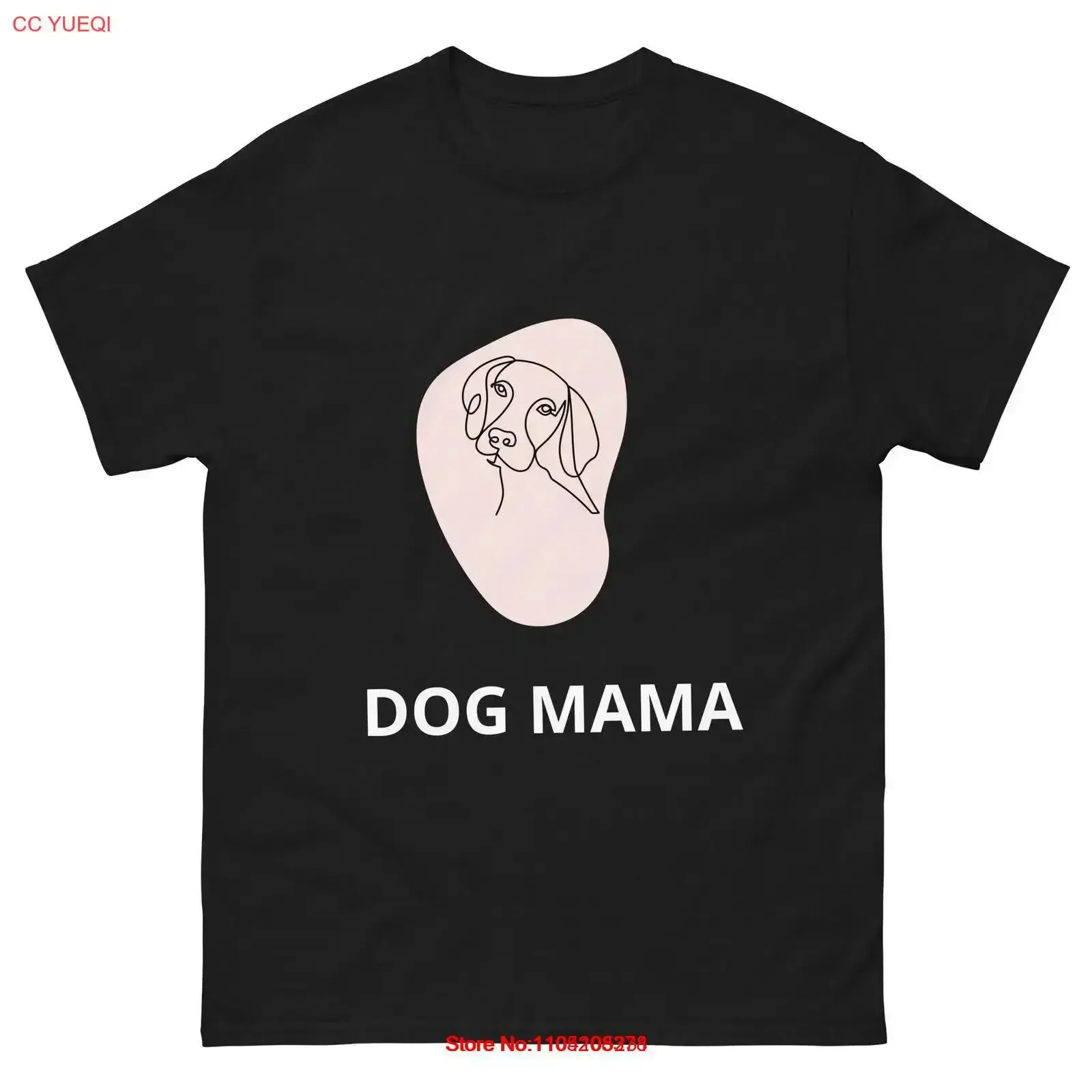 

Dog Mama shirt vintage Washed Casual fashion streetwear Soft designer clothes Breathable Slightly Top For Everyday Wear graphic