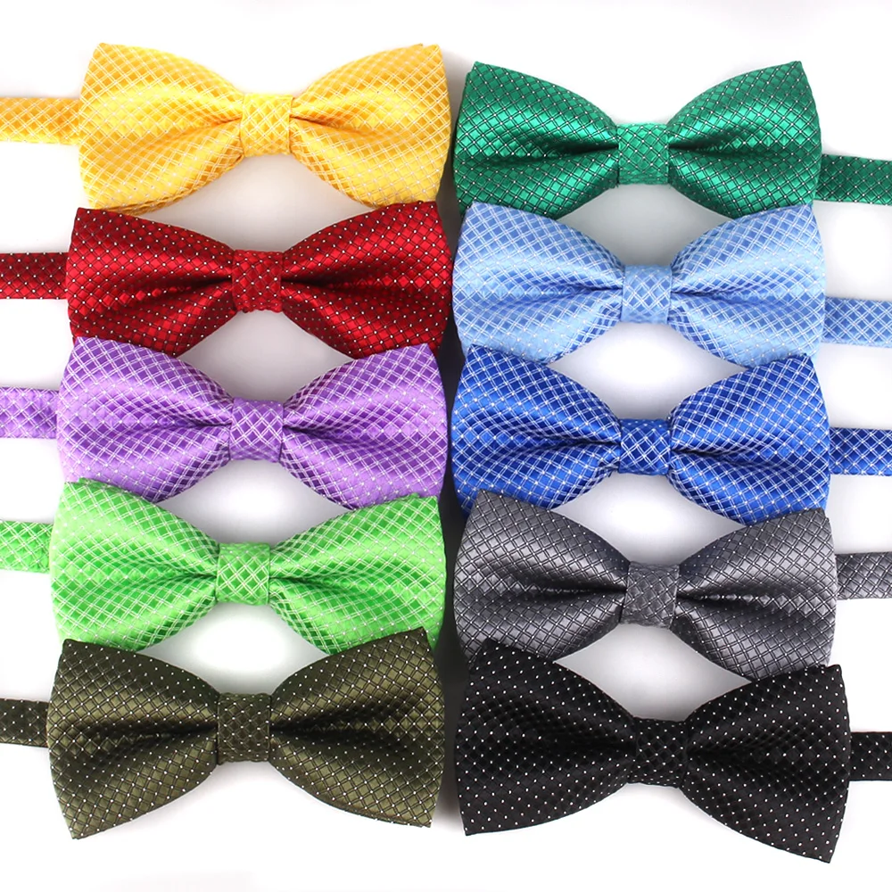 

Small Check Bow tie For Men Women Blue Red Adult Plaid Bow Ties Cravats Suits Gentleman Bow knot For Party Wedding Bowties