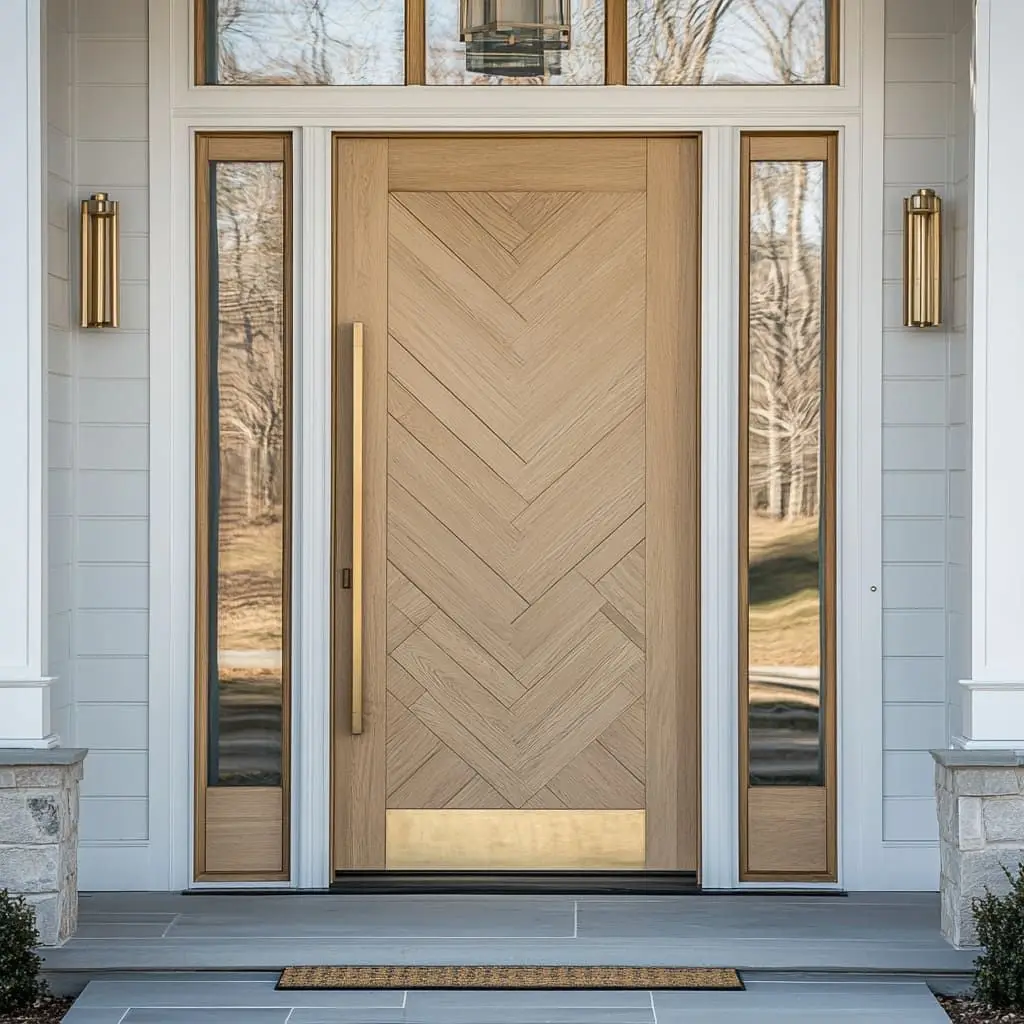 High-strength Anti-theft Exterior Door Waterproof Fire-rated Suitable for Residential Exterior Entrance Door Hurricane Resistant