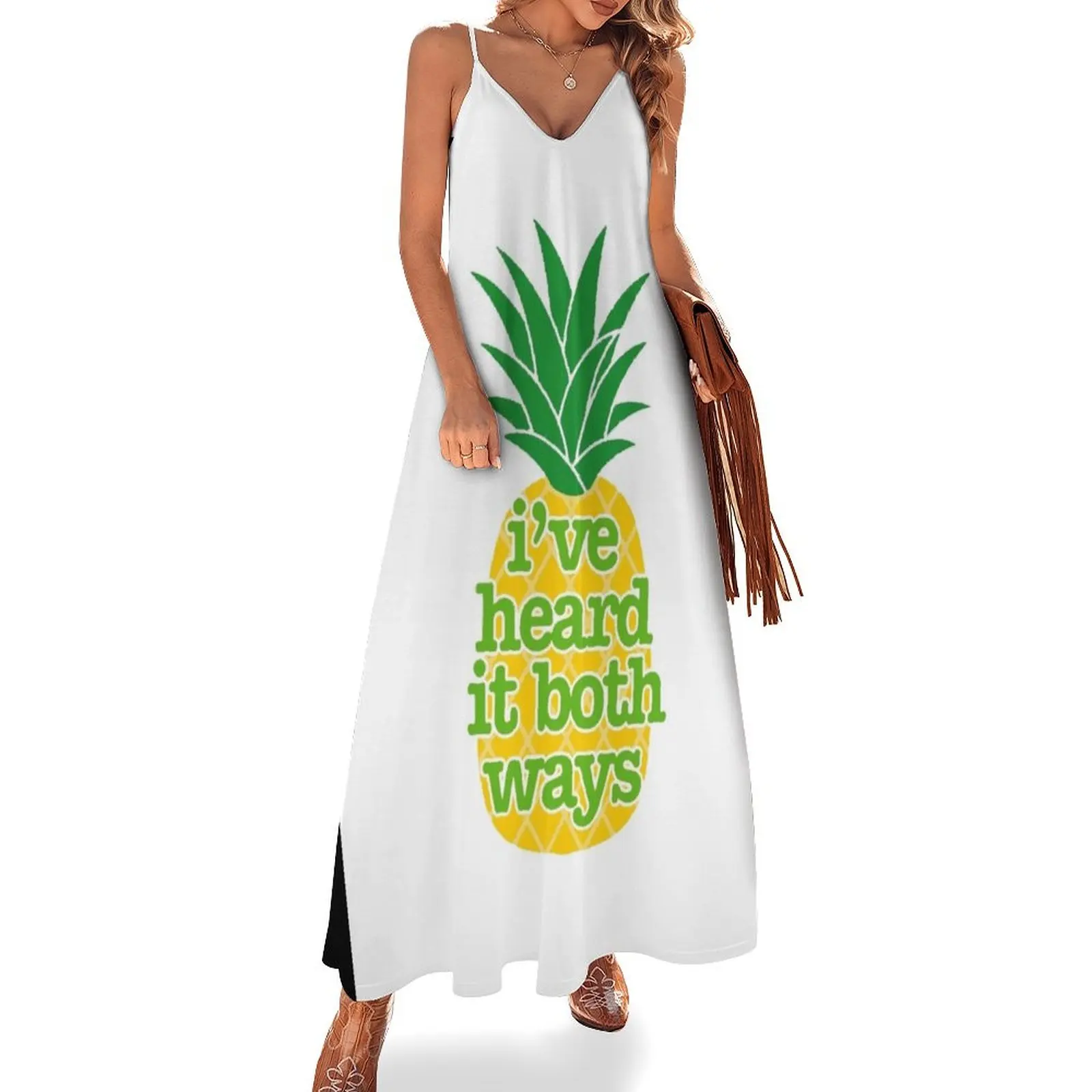 

Psych- I've Heard It Both Ways Sleeveless Dress clothes summer dress woman 2025