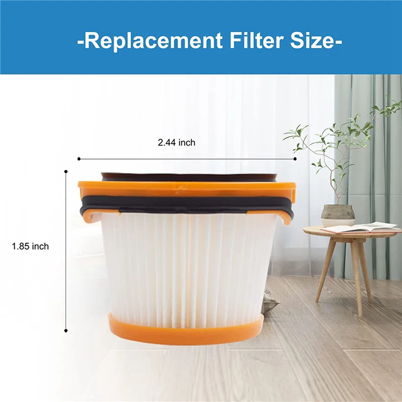 8 عبوات من فلتر المكنسة البديل لنظام Shark Wandvac WV360 WS620 WS630 WS632 WS632BLBRN WS632GDBRN، الجزء XFFWV360-ABPX