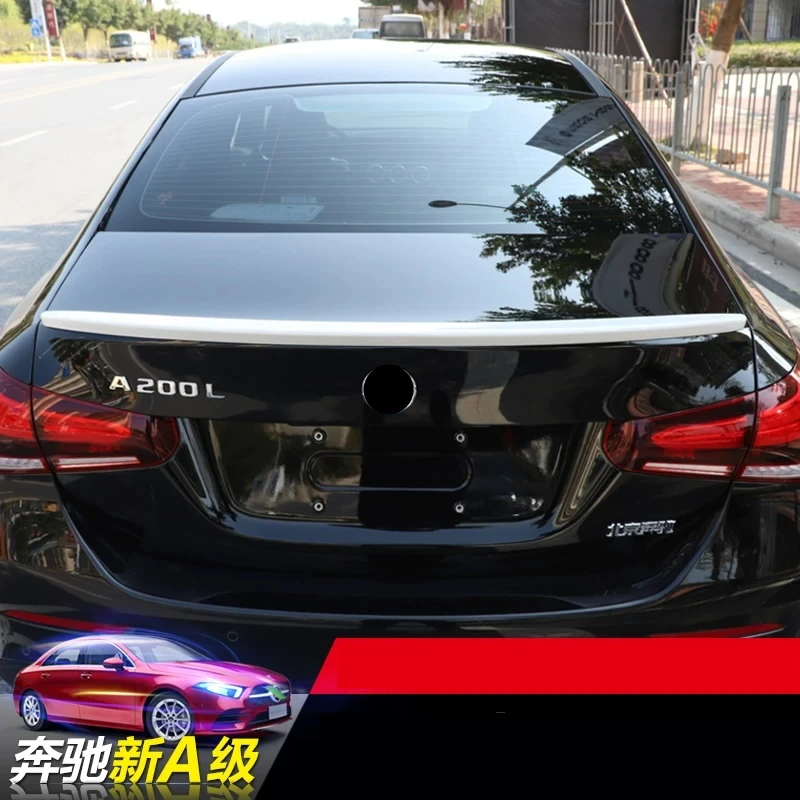 AMG Style For Mercedes Benz A Class W177 Sedan Roof Spoiler ABS / Carbon Fiber Material Car Rear Trunk Windshield Wing Body Kit