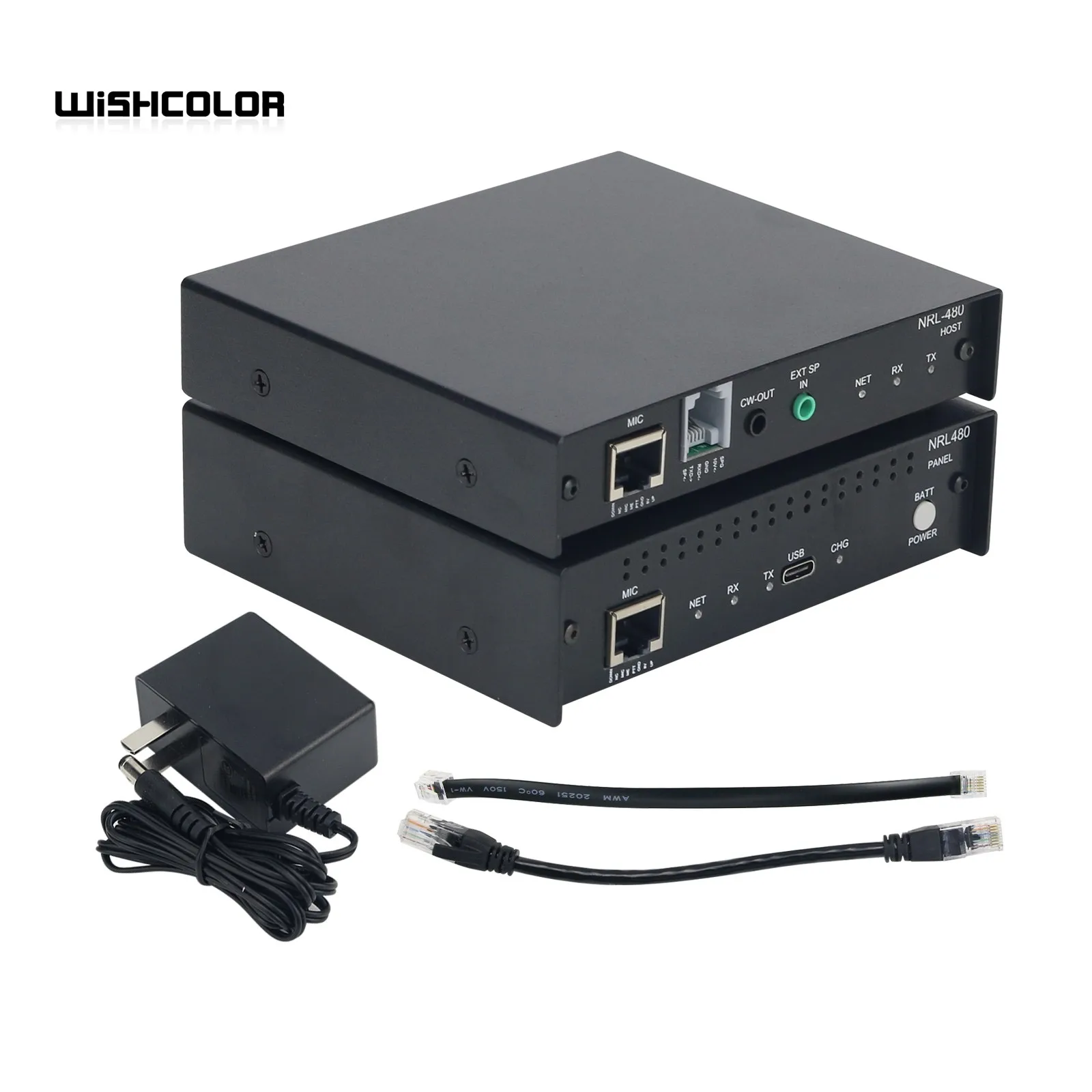 Wishcolor U5 Link Host and Panel Box for TS-480 All Mode Transceiver Network Separation Radio Accessory