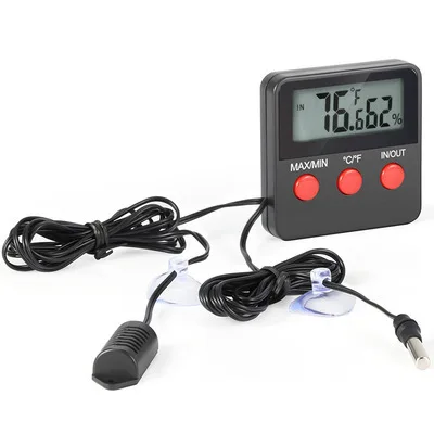 For Electronic Digital Display Thermohygrometer Crawling Pet Wet and Dry Temperature Monitor Egg Hatching Thermohygrometer