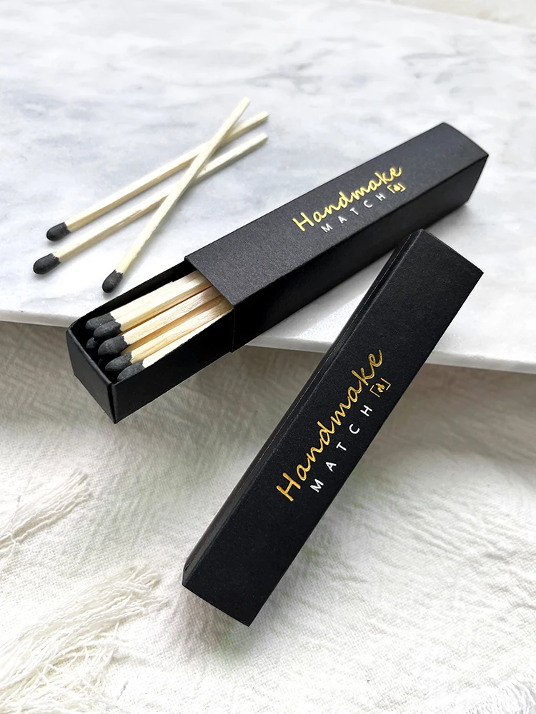 10Boxes/pack Lengthened Match Gilding Old-Fashioned Retro 12 Matchsticks Handmade Aromatherapy Candle Match For Scented Candle