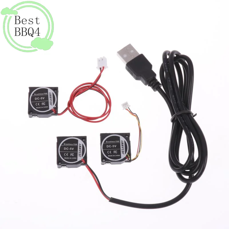 (BBQ4)New 2006 Turbine 2006 Blower 5V 0.03A 20MM Silent Speed Test Fan Mini Blower Fan 6200RPM Ultrathin Fan 3wire