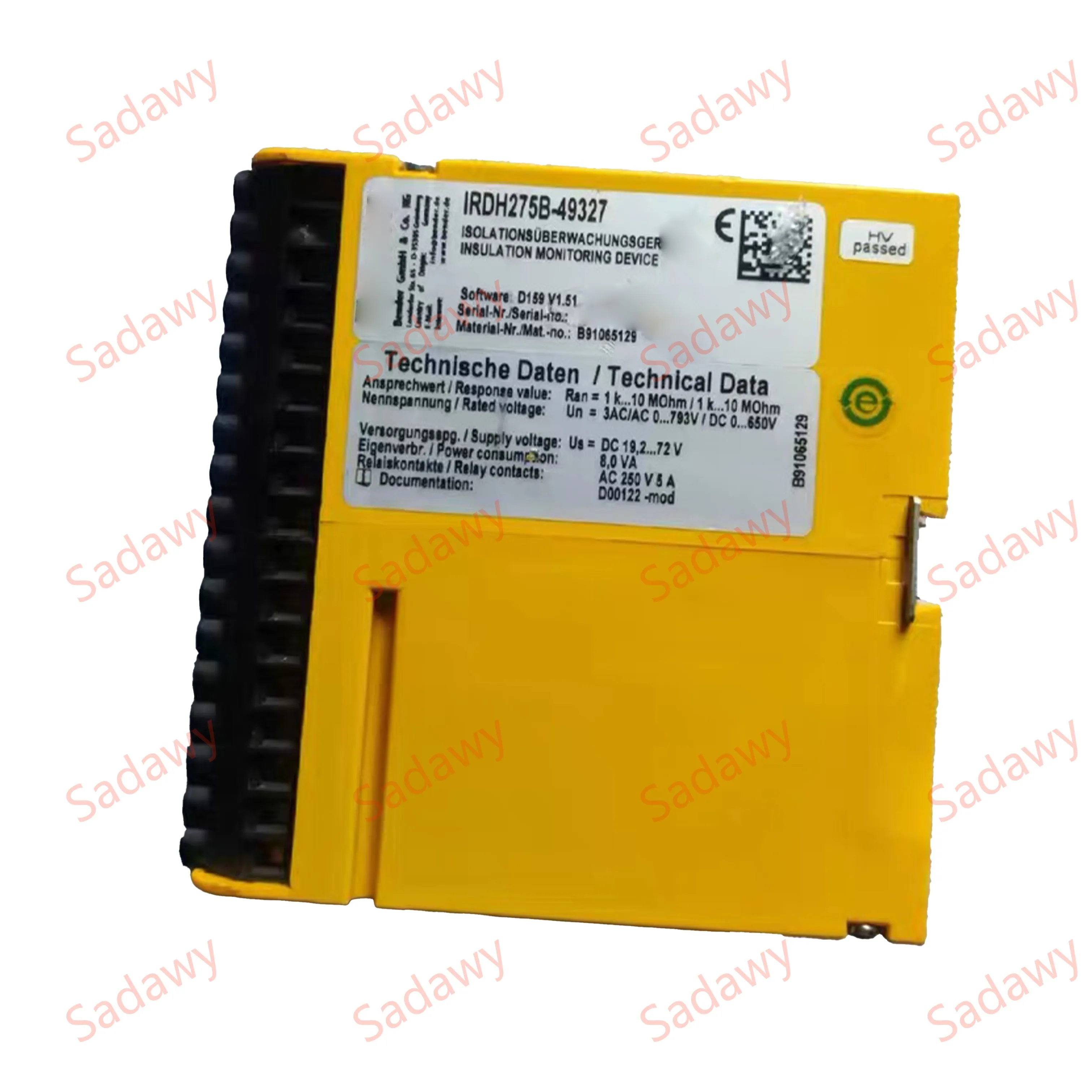 BE_ND_ER Gebruikt en Nieuw origineel IRDH275B-49327 IRDH275B-435 IRDH275W-435 IRDH275-435 Isolatiebewakingsapparaat