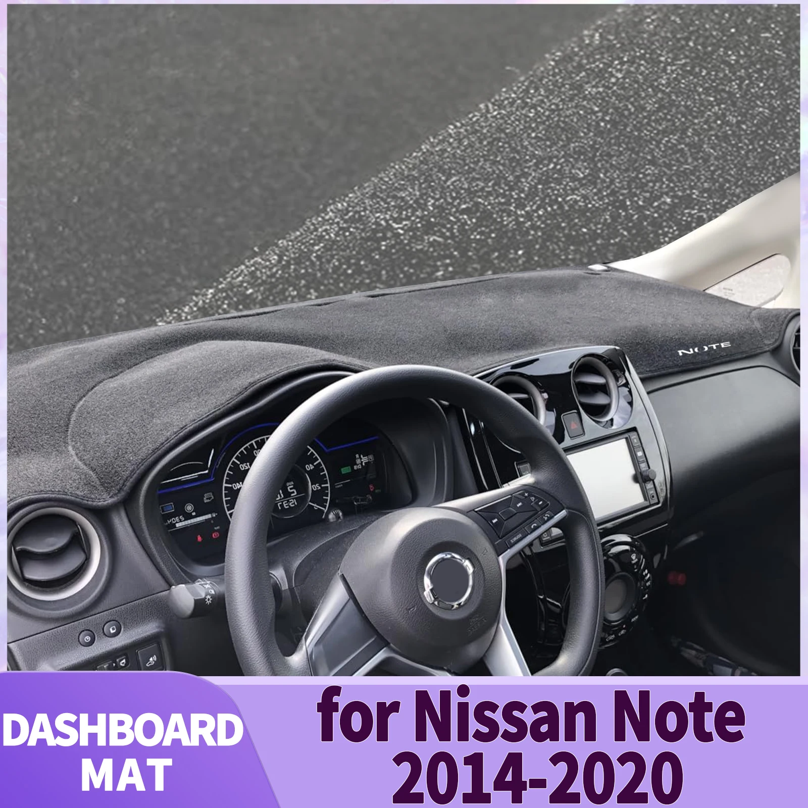 

fit for Nissan Note E12 2014 2015 2016 2017-2020 Car Accessories Dashmat Dashboard Cover Pad DashMat Sunshade Protective Carpet