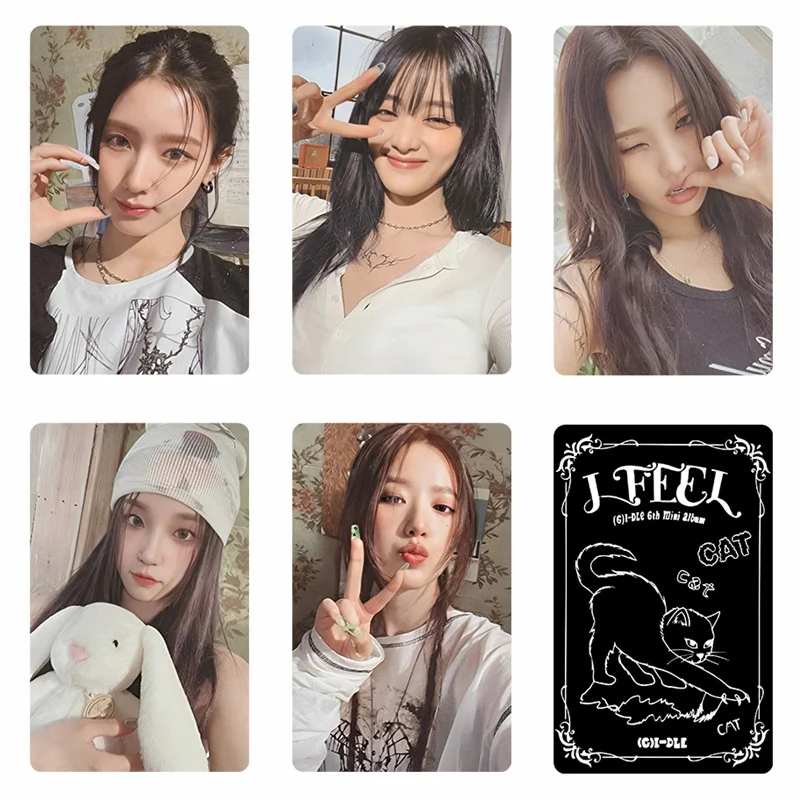 KPOP (G)I-DLE I Feel YUQ1 Merch Photocard Gidle Album Lomo Crads Photobook Fan Collection Card Poster Postcard Photos Gift