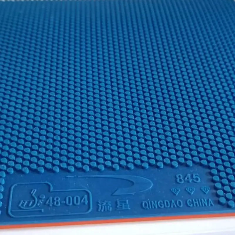 Genuine METEOR 845 (Blue Rubber) with Sponge Table Tennis Rubber (Pips-out Fast Attack) Ping Pong Sponge ITTF Approved
