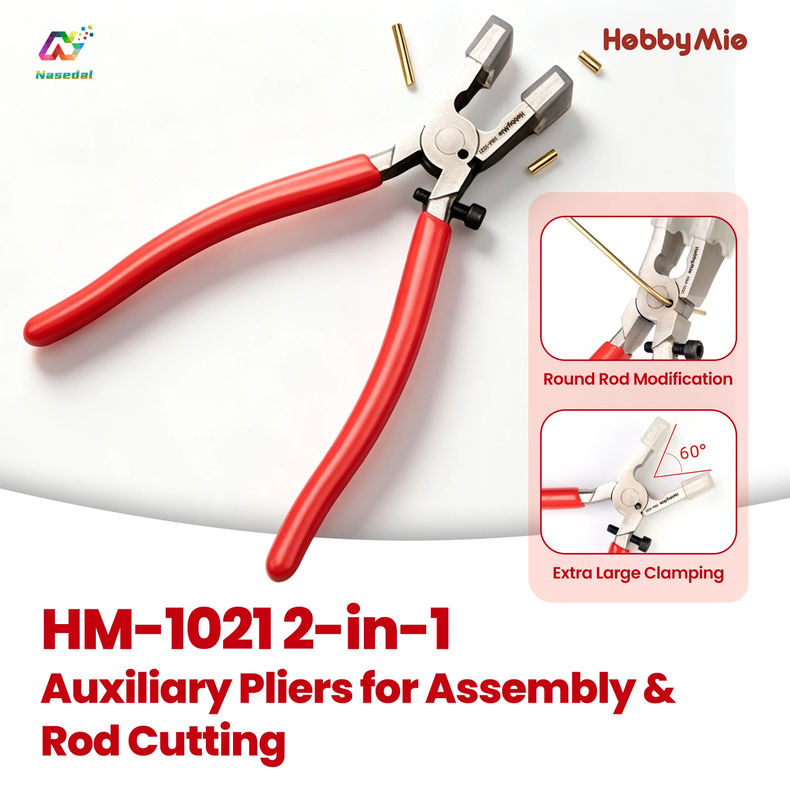 

Hobby Mio HM-1021 25MM Large Opening 2 in 1 Pliers for Gundam Figure Model Copper Rod Cutting Modification DIY Hobby Craft Tools