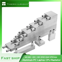 Водяной блок для процессора, алюминиевый полупроводниковый TEC1, термоэлектрический Пельтье для магнитного шланга, охладитель жидкости 40 80 120 160 200 240 300 мм