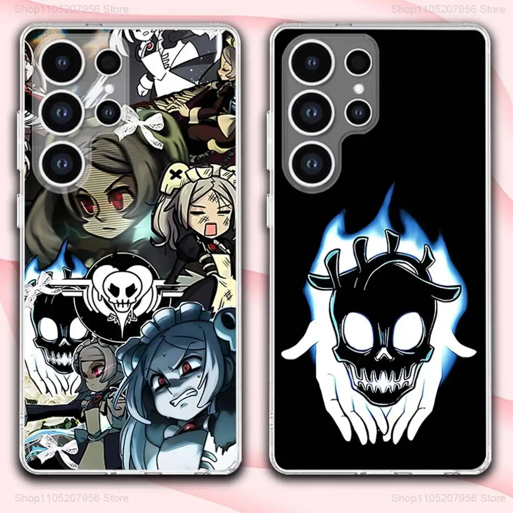 

M-Marie S-Skullgirls-S For Samsung A30,71,51,S9,10,20,Ultra,FE,Lite,S25,24,22,23,21,PIus,Transparent, Silicone Phone Case