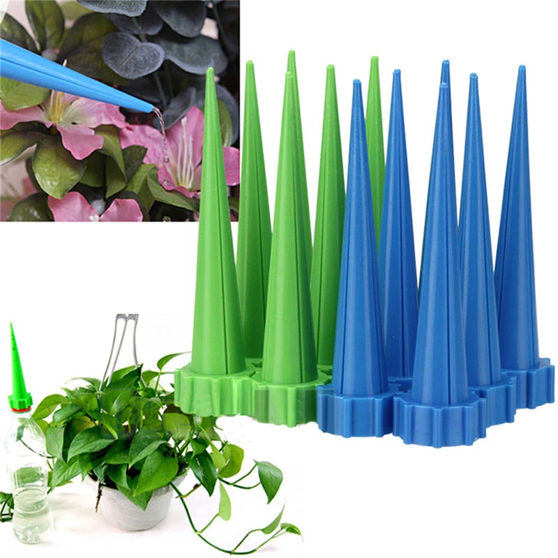 

Automatic Garden Cone Watering Spike Plant Flower Waterers Bottle Irrigation New