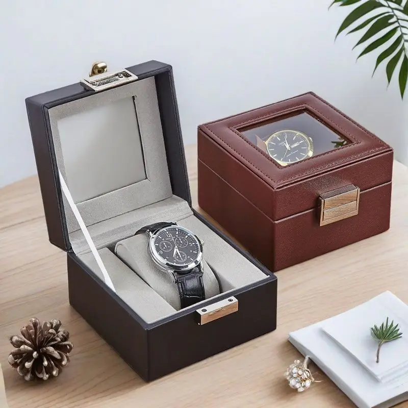 

Mutihone 2026 Fashion Watch Box Home Exquisite Famous Watch Watch Machine Ring Watch Display Box Holiday Gift Storage Box