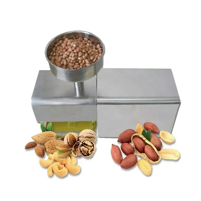Hot sell Mini Peanut Sunflower Oil Extractor Presser Vegetable Seeds Oil Press Cooking Olive Sesame Oil Pressing Machine