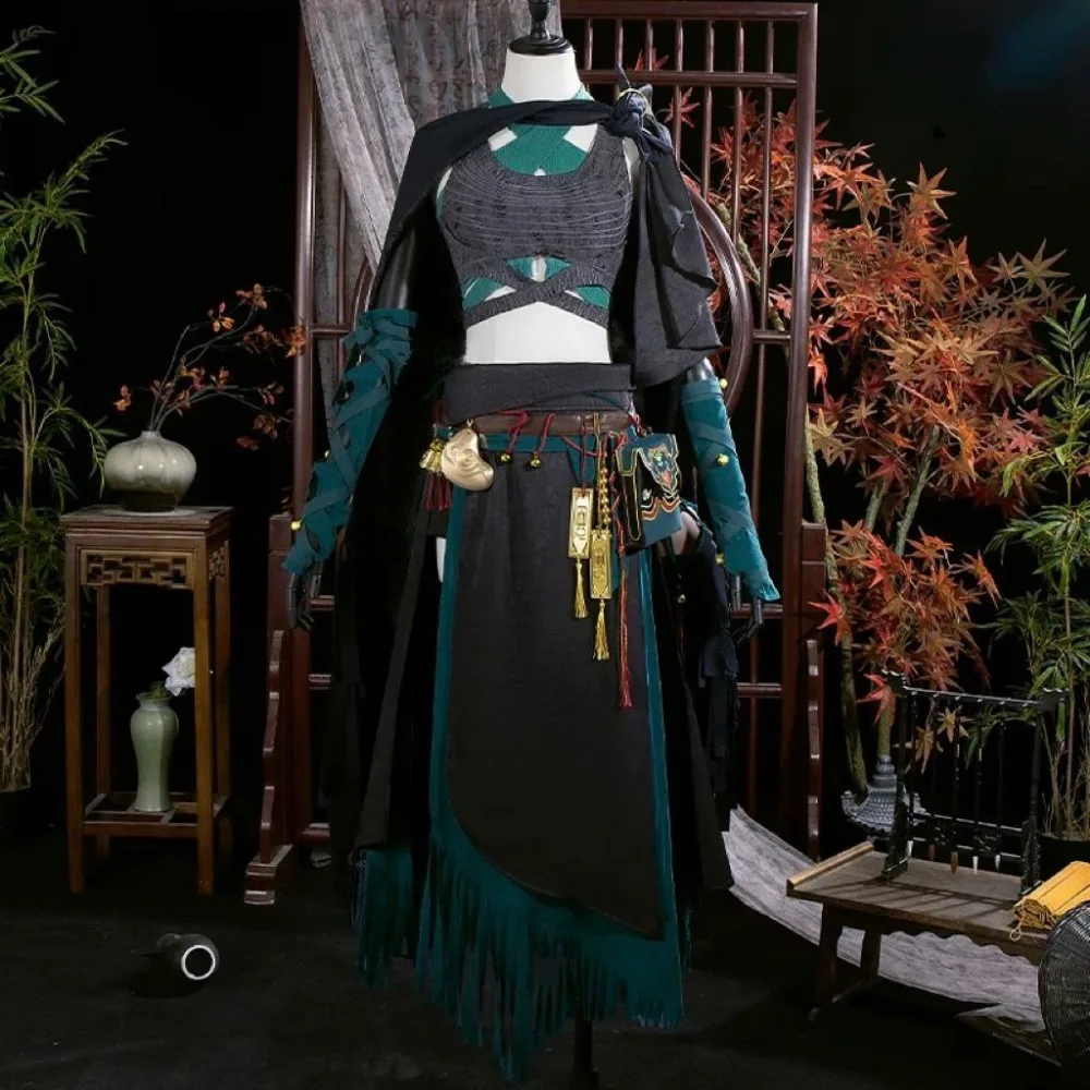 Jiuliu Sect Disciple Cosplay Costume Wuxia Game Character Role Play Outfit for Halloween Event Comic Con