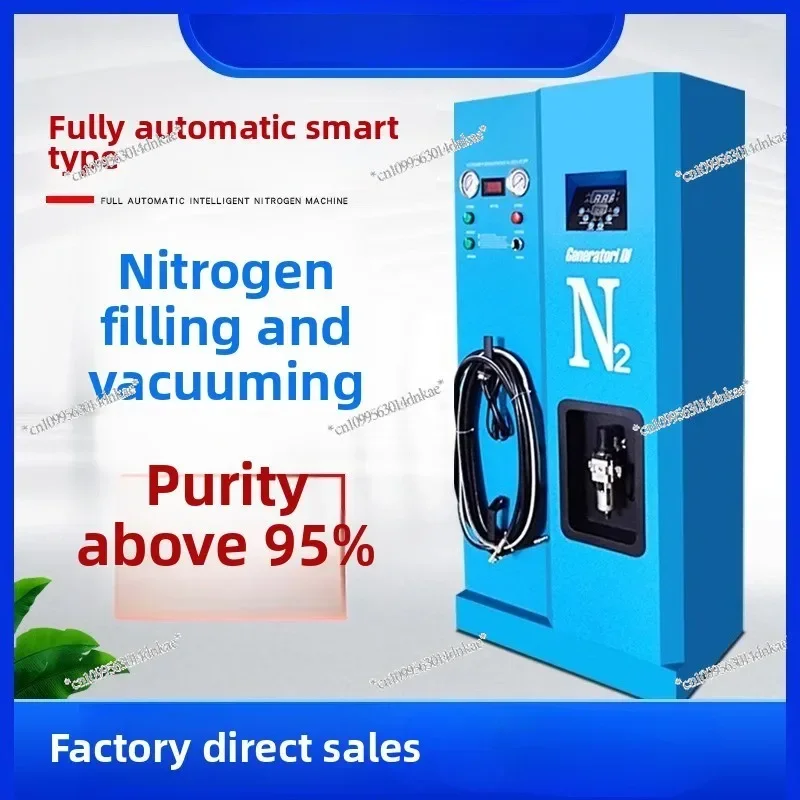 Automatic , Machine Car Tire Nitrogen Truck Inflator Vacuum Cart Nitrogen Making Machine Wheel Nitrogen Filling Machine
