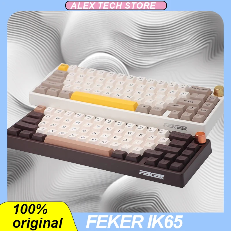 

Feker Ik65 Mechanical Keyboard 68 Key Matcha Axis Rgb Light The Third Mock Examination Wireless Bluetooth 2.4g Gaming Keyboards