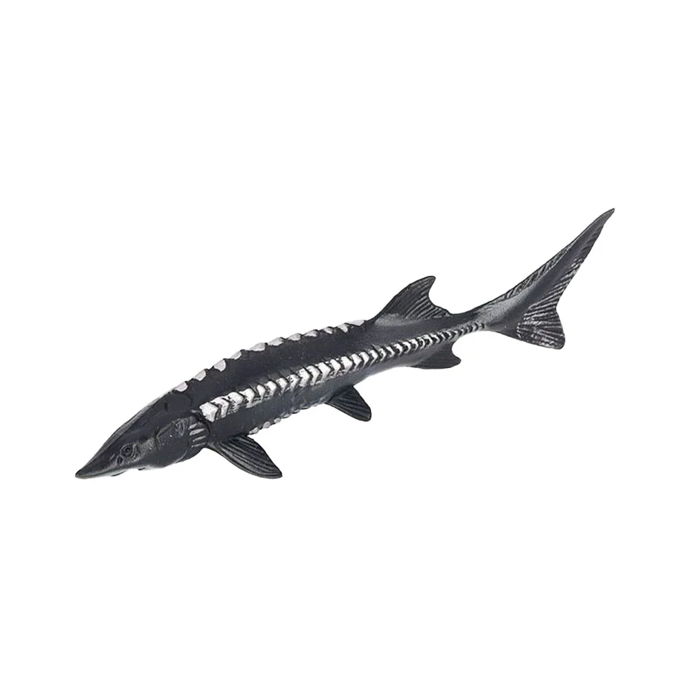 Toys Childrens Simulated Chinese Sturgeon Marine Animal Solid Simulation Fish Adornment Plastic Figure Models