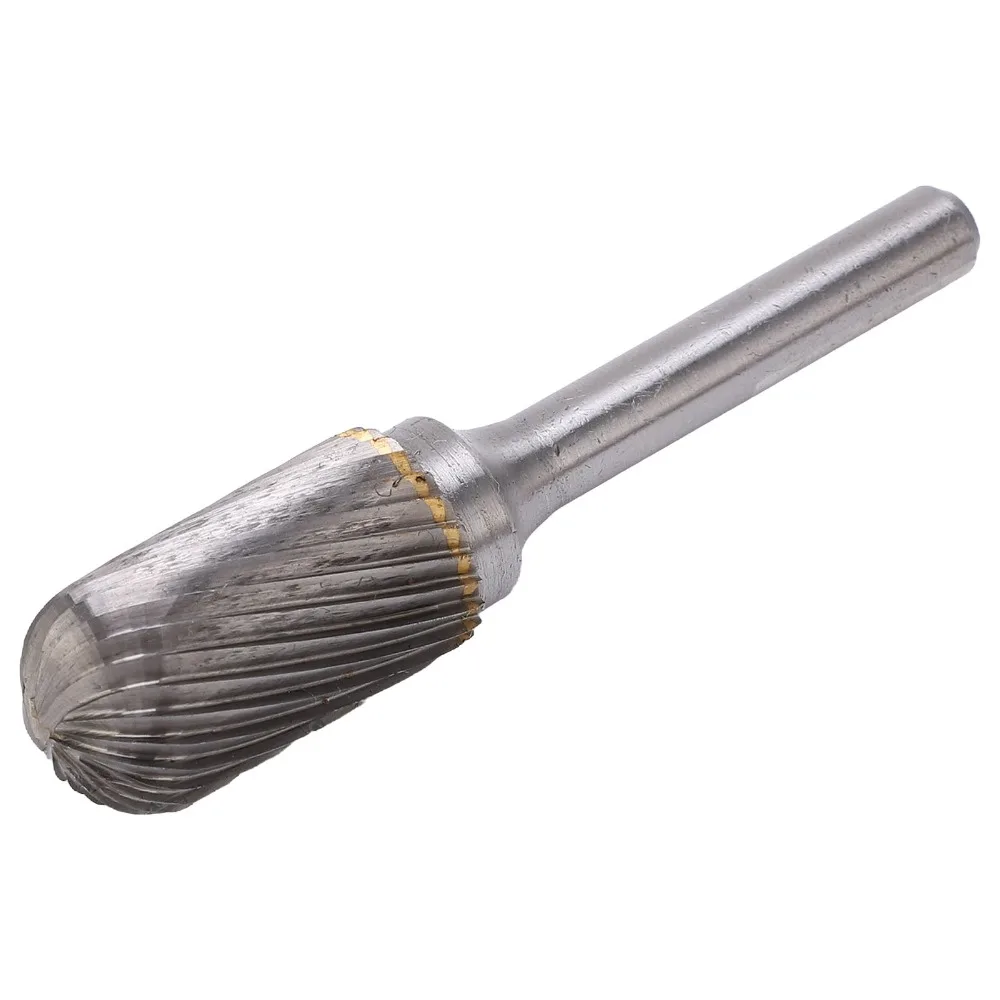 New Silver Carbide Burr File Single Cut Flutes Heavy Duty Single Cut Burr Bit Carbide Metal Grinding File Metal Deburring