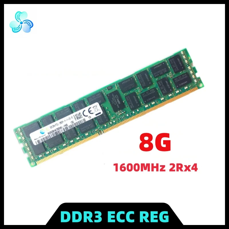 Server Memory 8GB DDR3 1600MHzECC REG 2Rx4 PC3-12800R 1.5V Register RDIMM RAM for for X58 X79 Motherboard