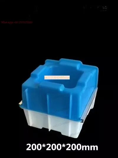 k3 Plastic Hollow Block Mold Interlocking Lightweight Concrete Brick Maker CLC Foam Cement Building Construction Mould Tool
