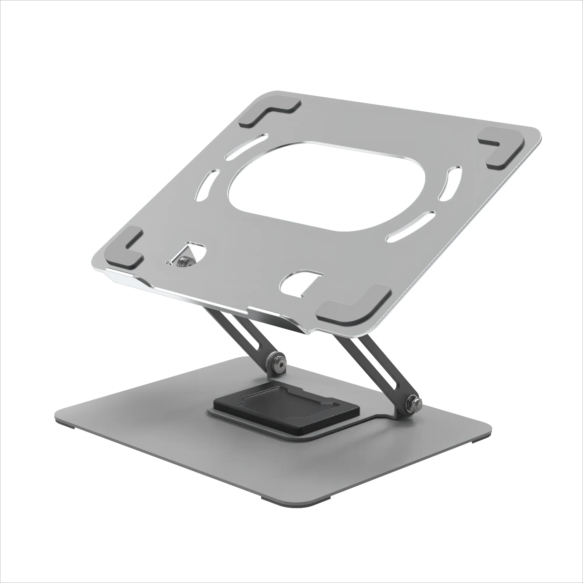 Factory Popular Foldable Height Adjustable Carbon Steel Stand For Laptops Tablets Home Office