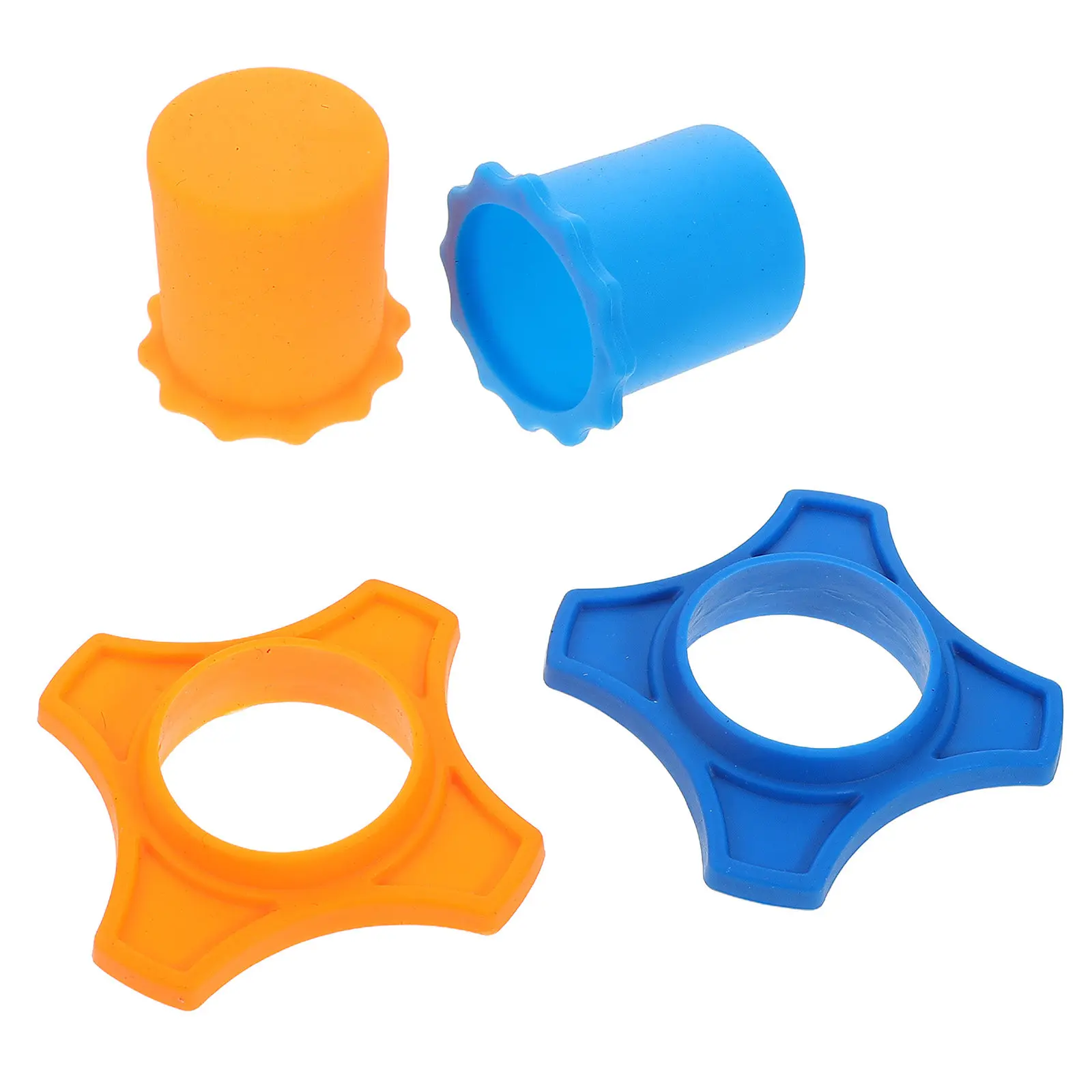 2Set Microphone Protective Covers Hexagon Anti-Roll Silicone Sleeve Anti-Skid Mic Shockproof Karaoke Accessories Protection Ring