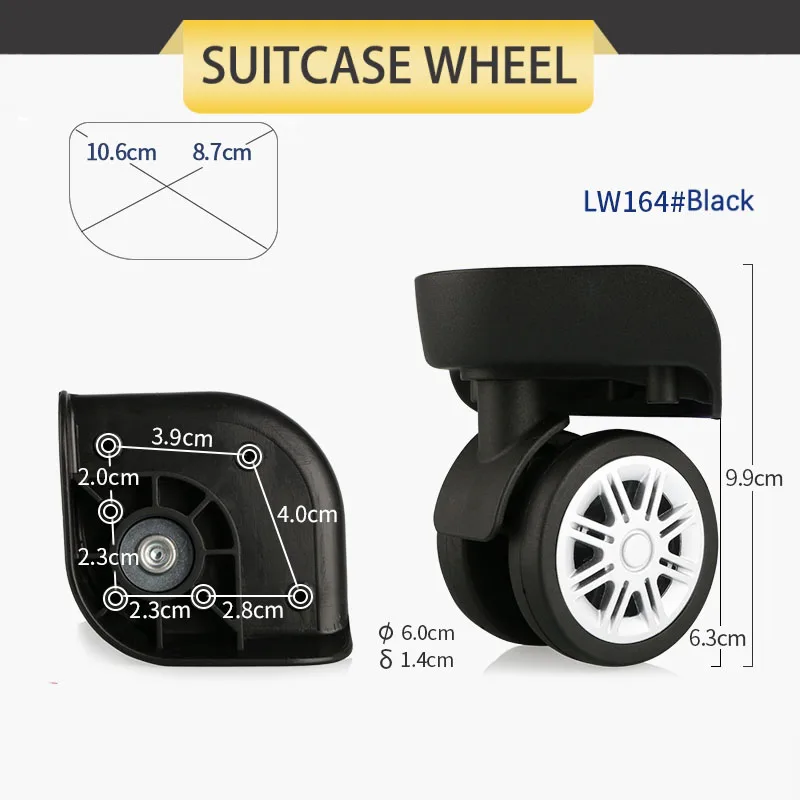 Suitable For Hongling A-815Osdy Travel Suitcase Trolley Case Universal Wheel Accessories Silent Balance Wear-Resistant Wheel