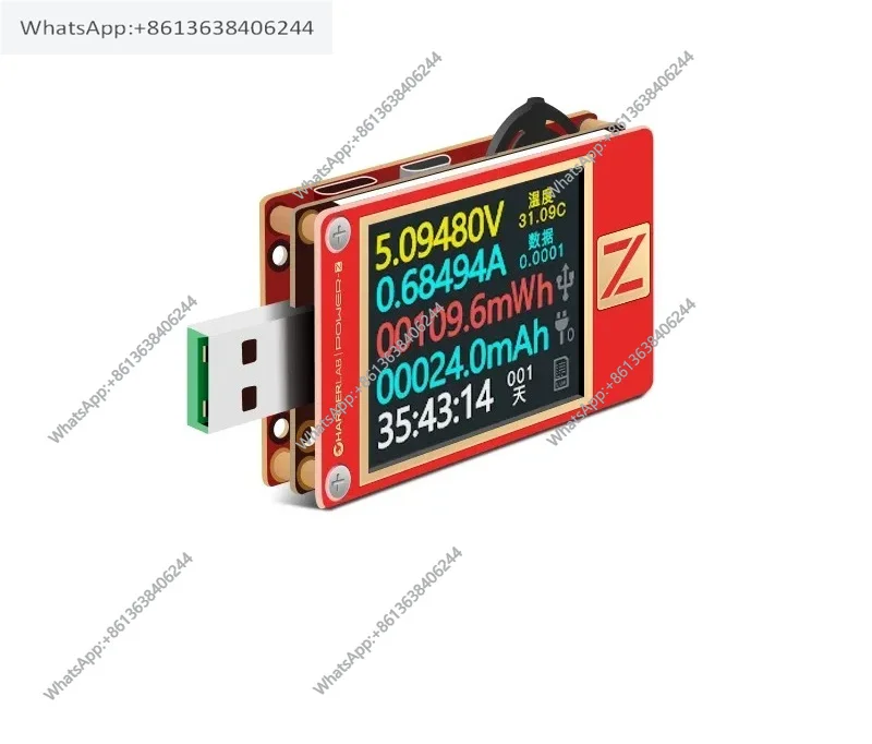 chargerlab-power-z-usb-pd-instrumento-de-deteccion-de-voltaje-kt002-probador-de-red-para-cabezales-de-carga