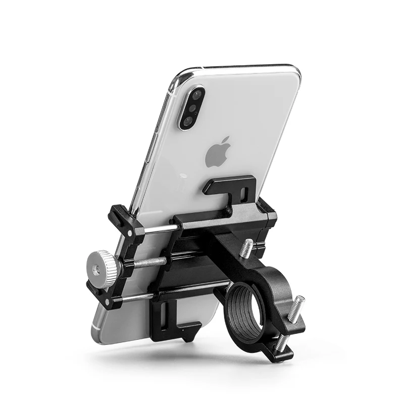 ROCKBROS Phone Holder for Bicycle Aluminum Alloy Firm Lock Compatible Five Claw Bicycle Mobile Phone Holder Mountain Bike