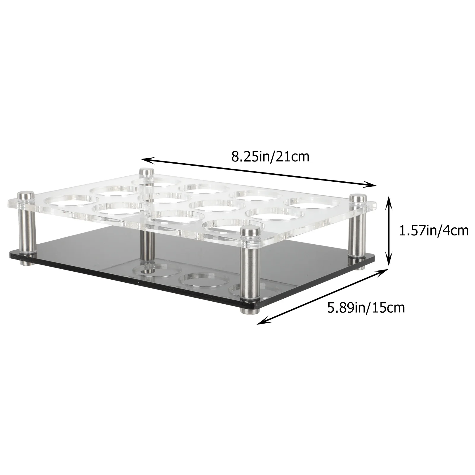 Acrylic Shot Glasses Tray Shot Glasses Serving Tray Party Festival Shot Glasses Display Tray