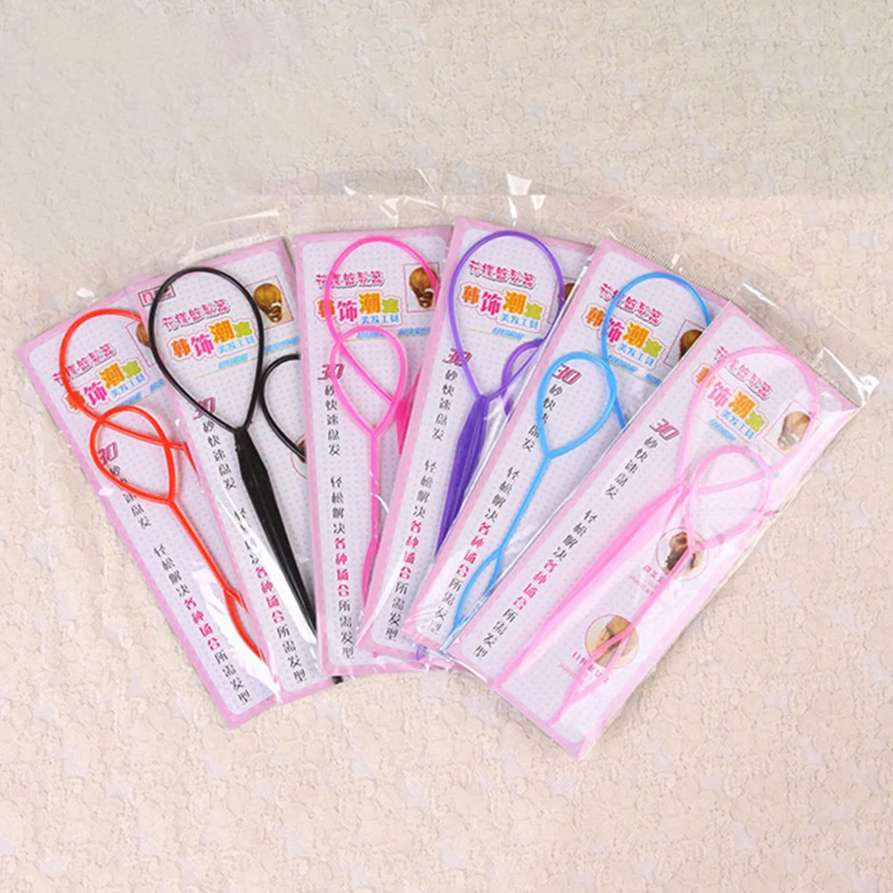 

12pcs Hair Styling Tool For Easy Updo Bun Maker No Damage Odorless Braiding Aid Party Banquet Dance Recital Tail Hair