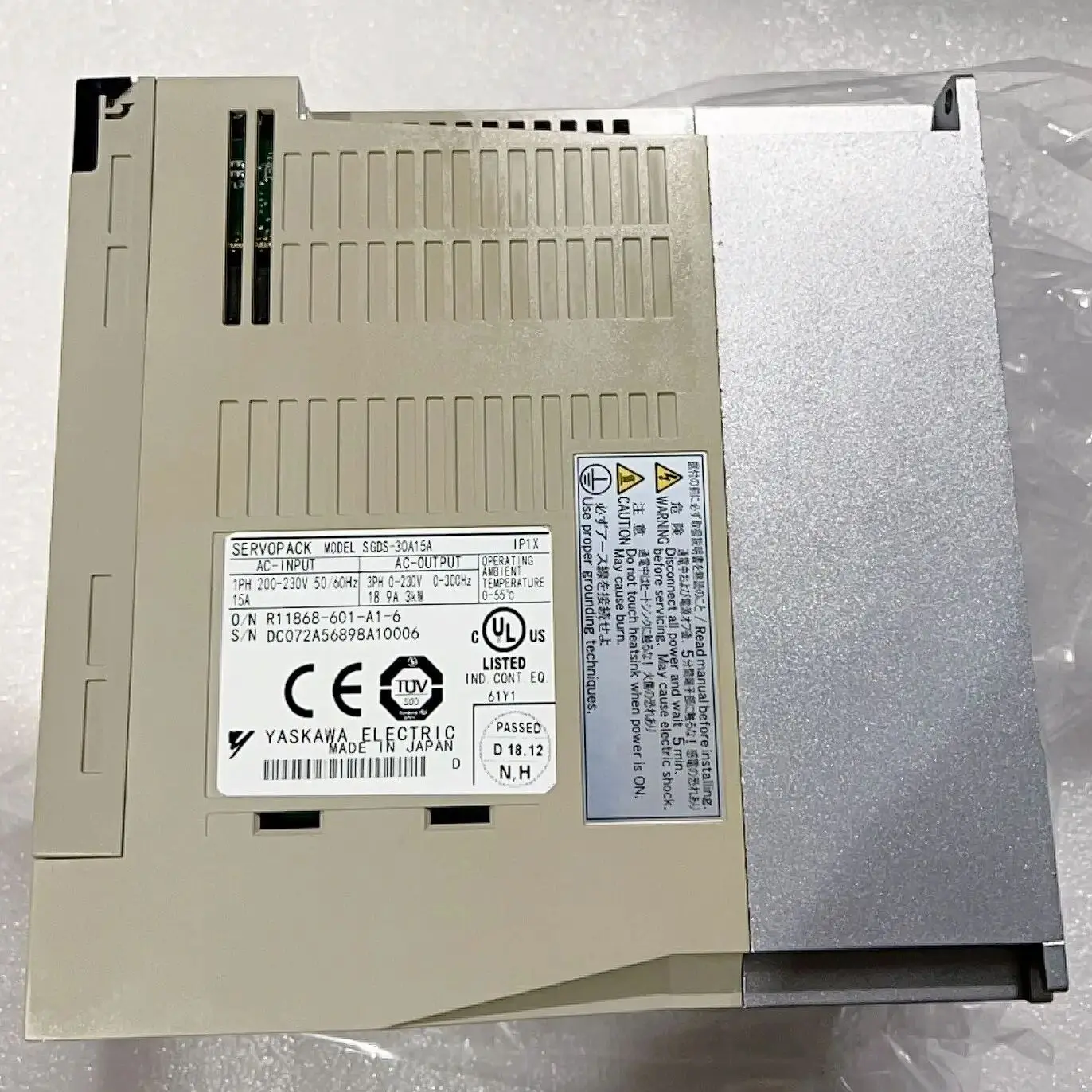 SGDS-30A15A Brand new Servo Drive，SGDS 30A15A，Fast shipping，In Stock