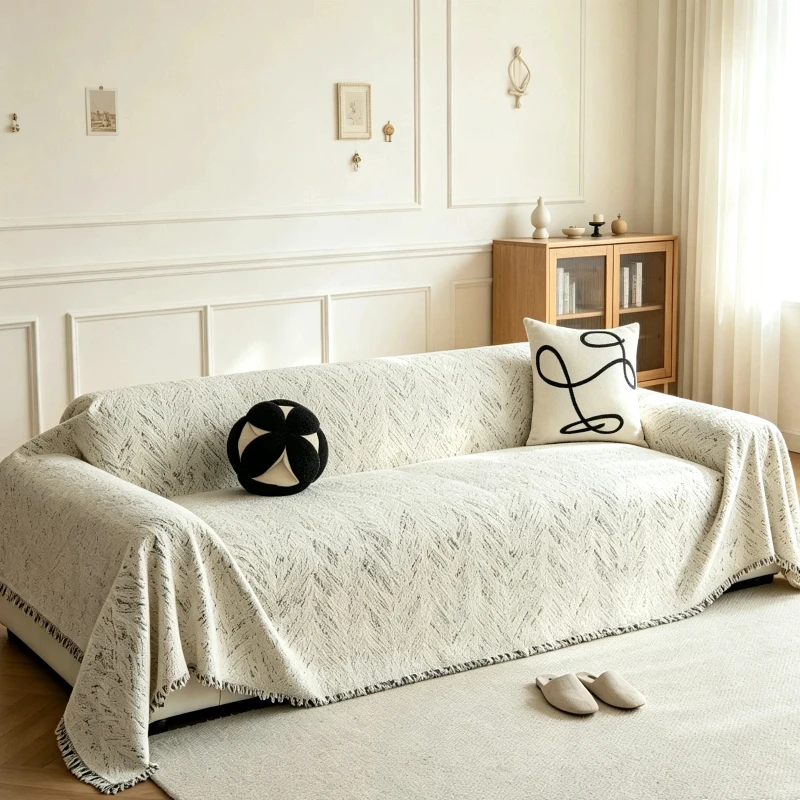 Soft Sofa Blanket Splash Proof Cat Scratch Proof Washable Sofa Towel Living Room Home Decoration Sofa Protective Cover